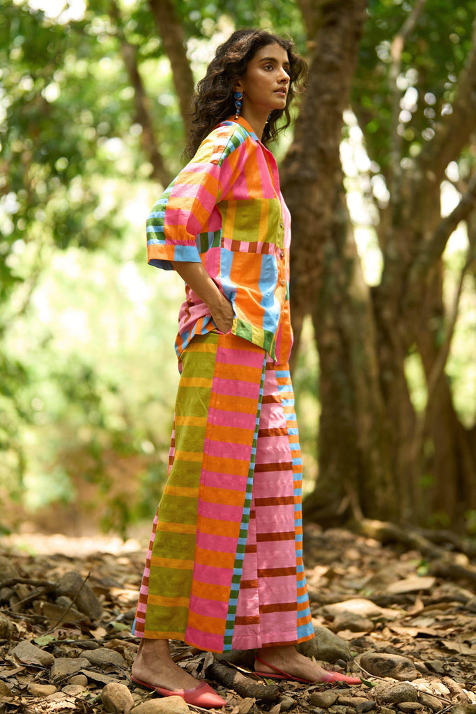 IRREGULAR STRIPE PANT - dash and dot dash and dot