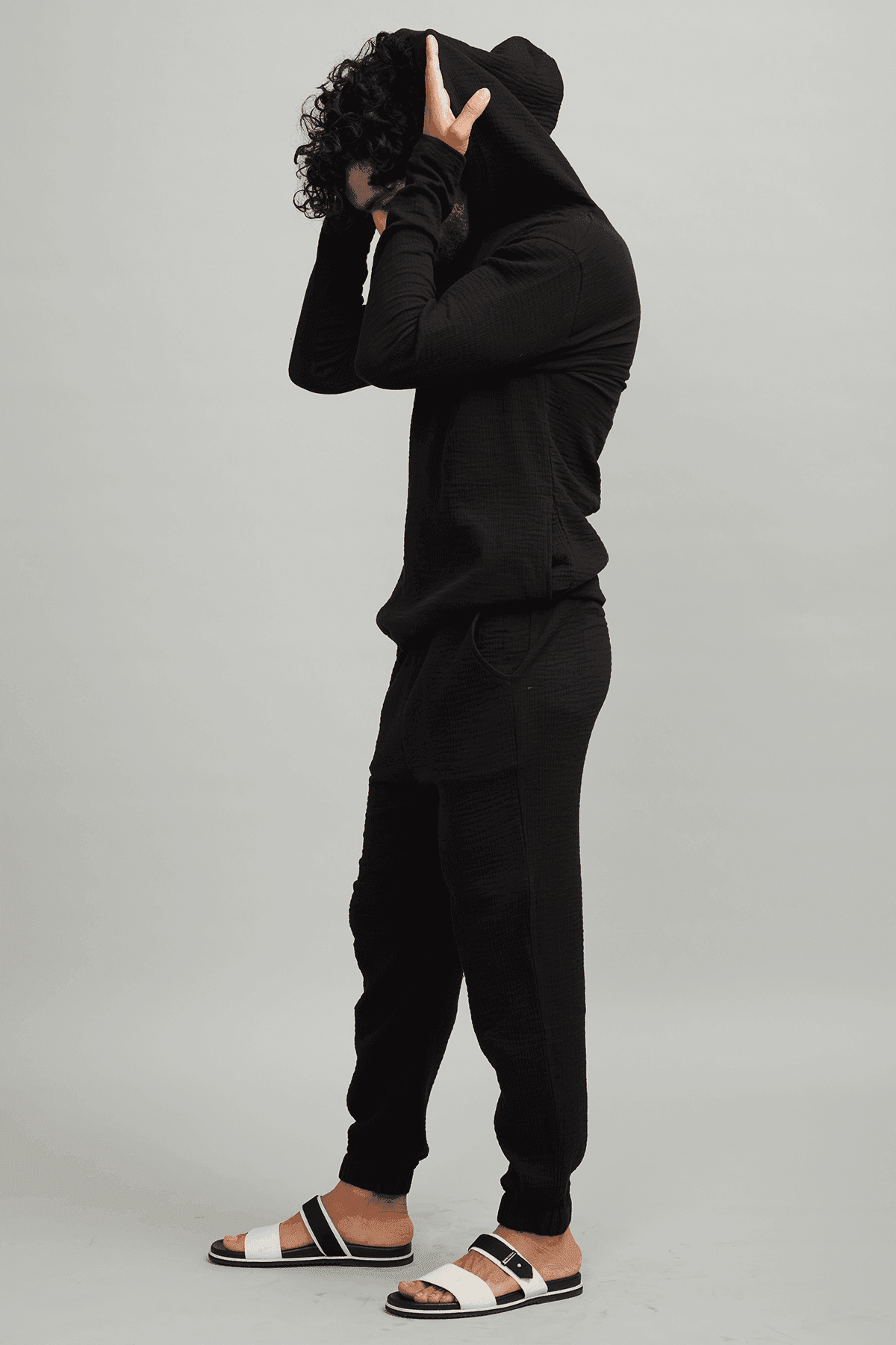 CRINKLE COTTON COORD SET - dash and dot