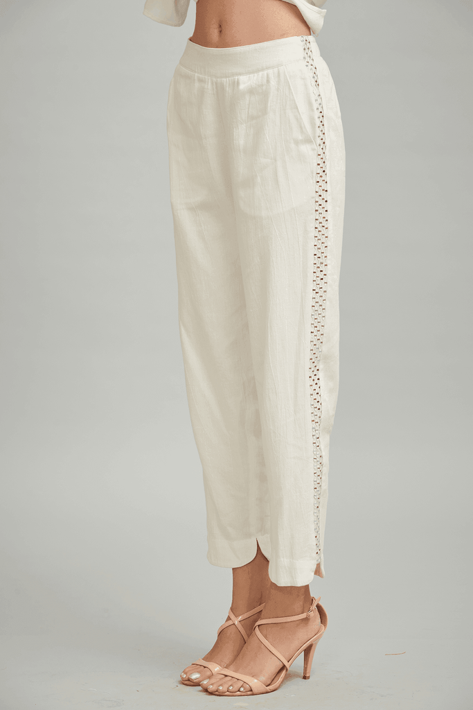 MIRROR EMBROIDERED PANT - dash and dot dash and dot