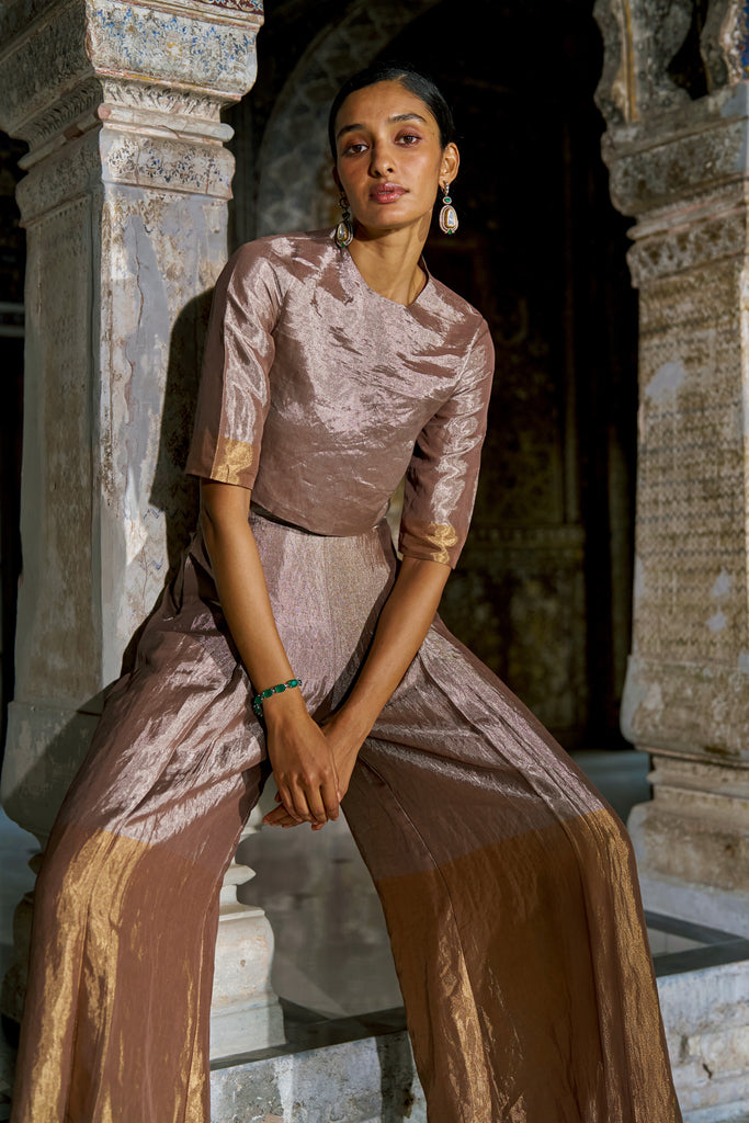 BENARES TISSUE PANT dash and dot