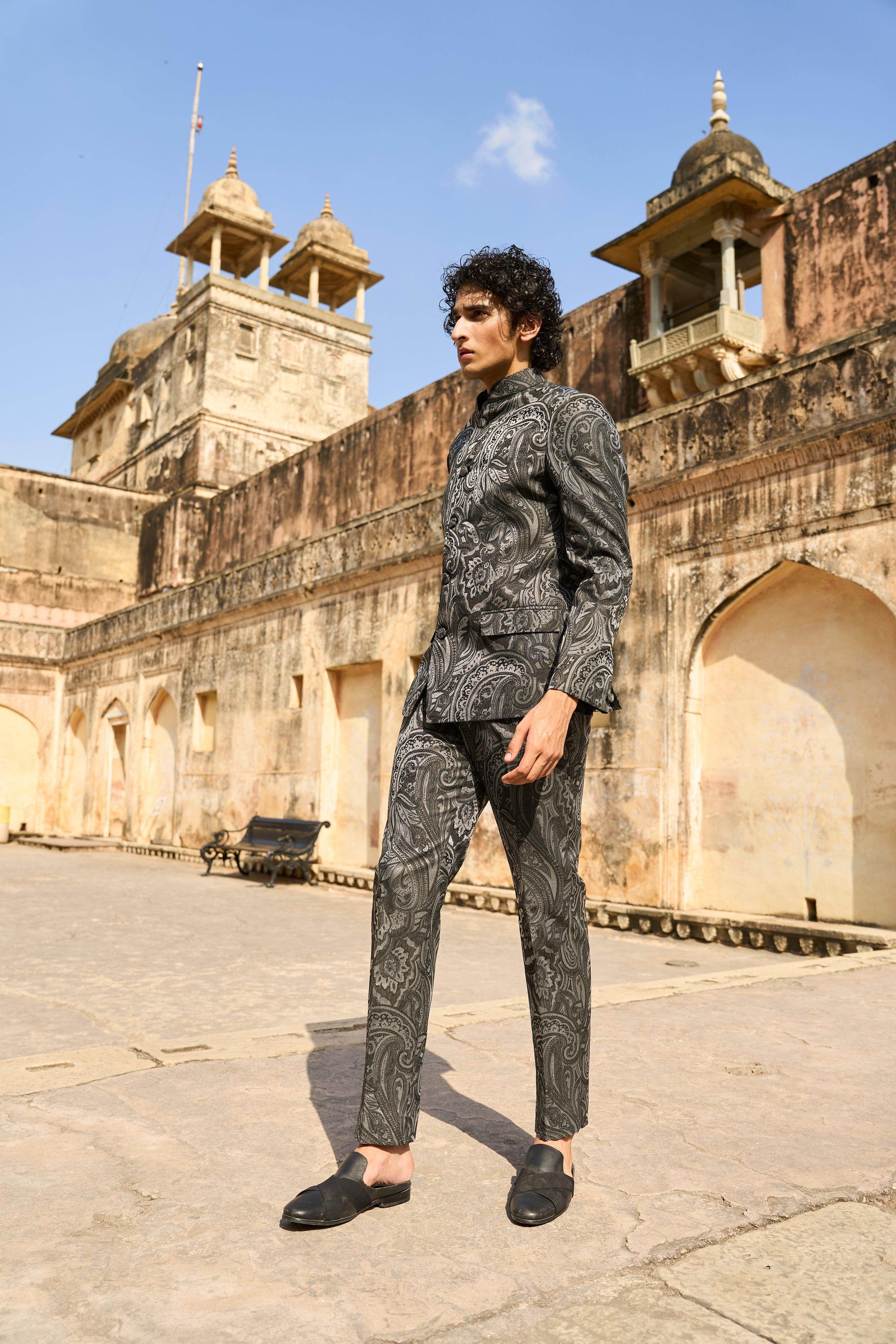 PAISLEY SUIT AND SHIRT - dash and dot