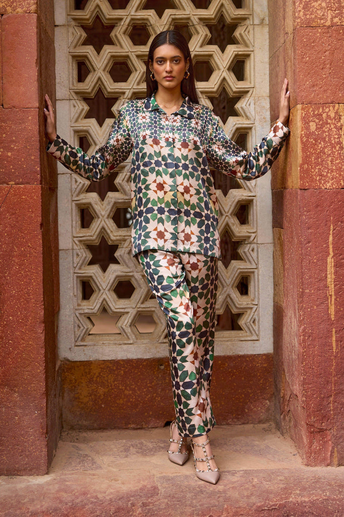 MOSAIC PRINT PANT - dash and dot dash and dot