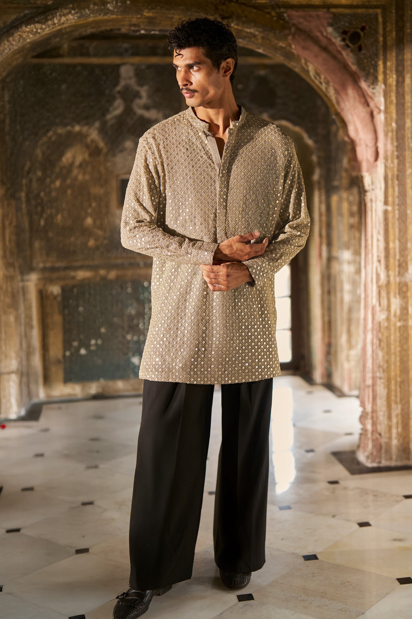MIRRORWORK KURTA SHIRT