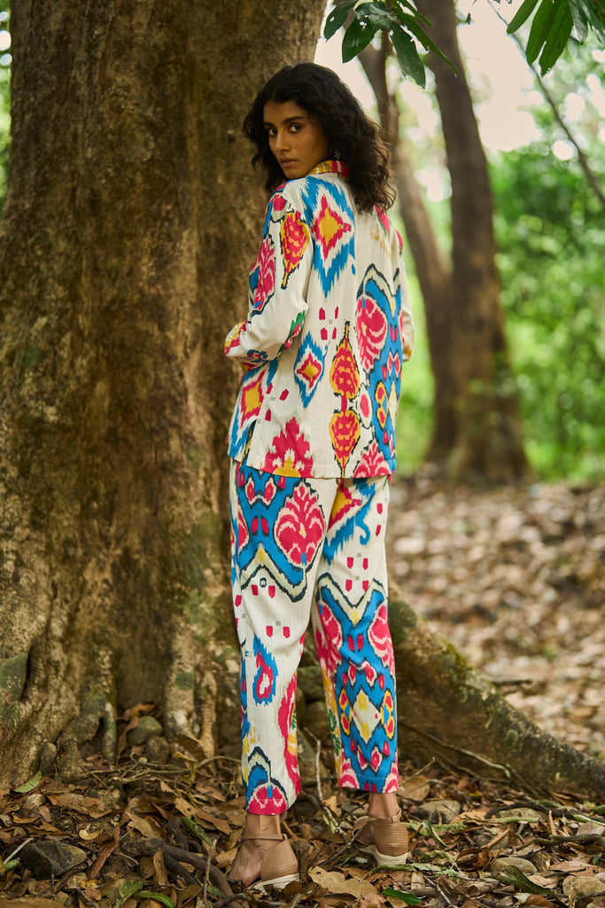 IKAT PRINT SHIRT - dash and dot dash and dot