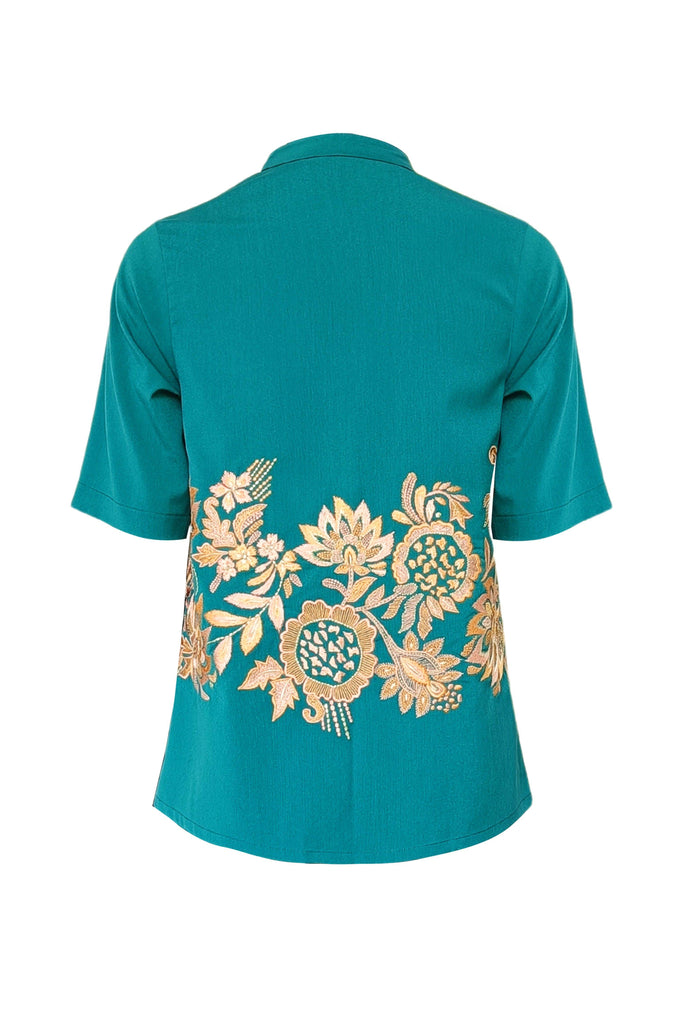 PLACEMENT EMBROIDERED SHIRT - dash and dot dash and dot