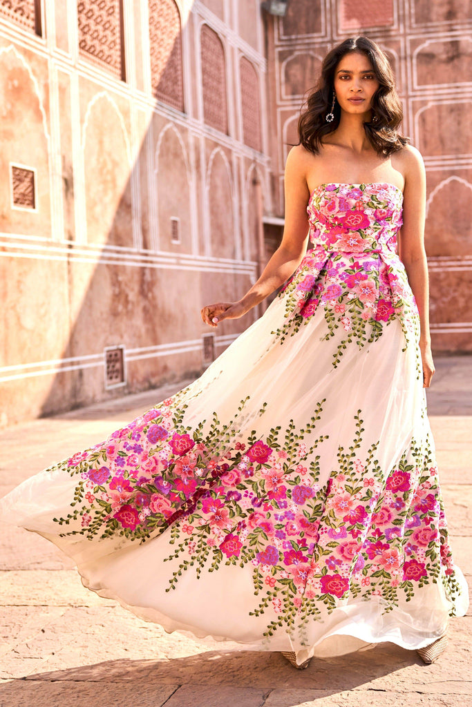 3D FLORAL GOWN - dash and dot dash and dot