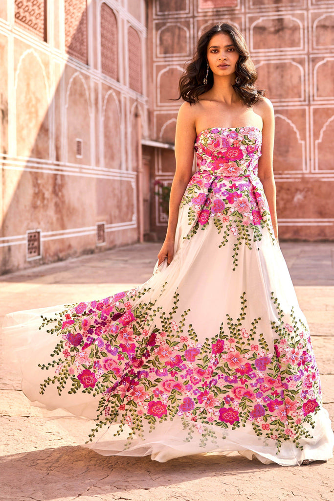 3D FLORAL GOWN - dash and dot dash and dot