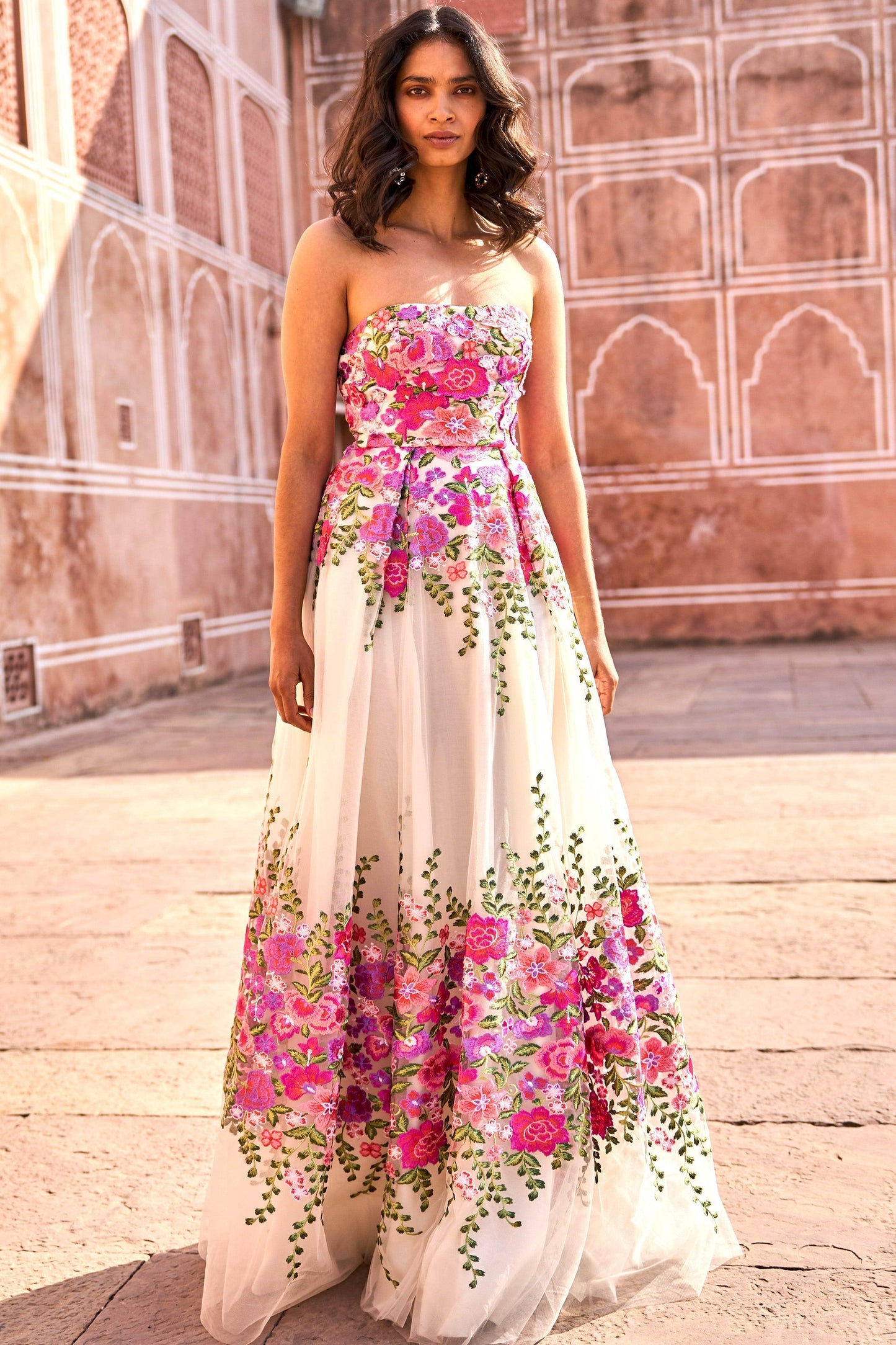 3D FLORAL GOWN - dash and dot