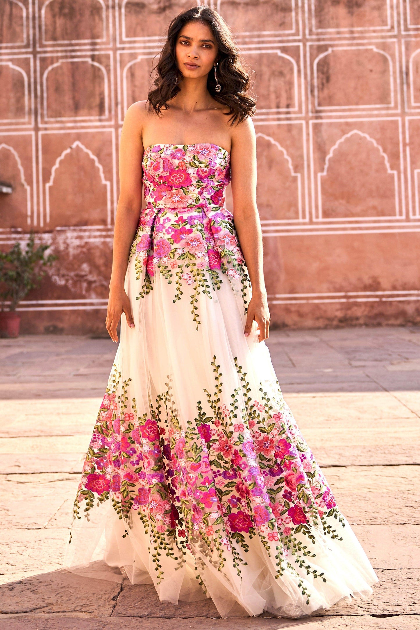 3D FLORAL GOWN - dash and dot