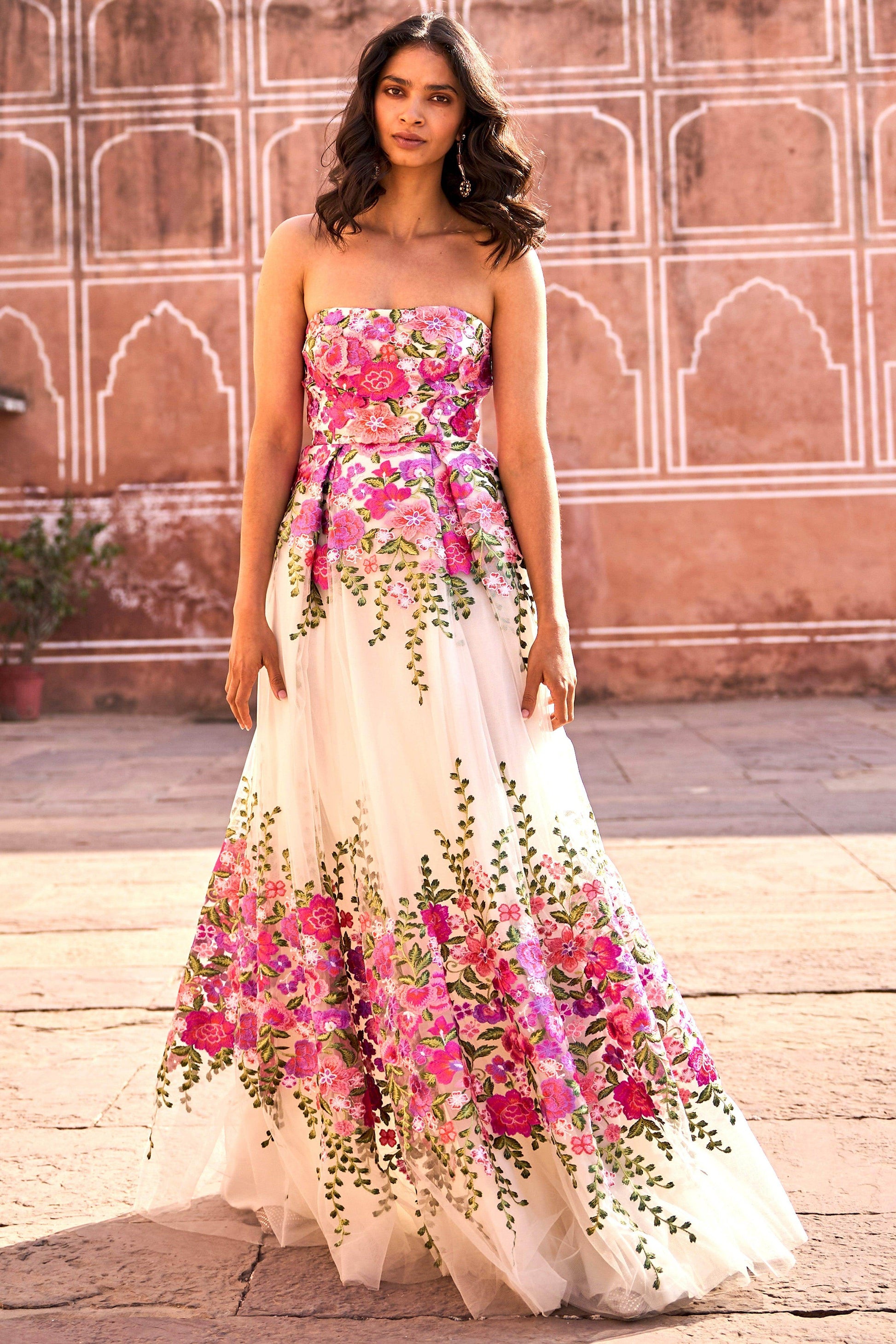 3D FLORAL GOWN - dash and dot