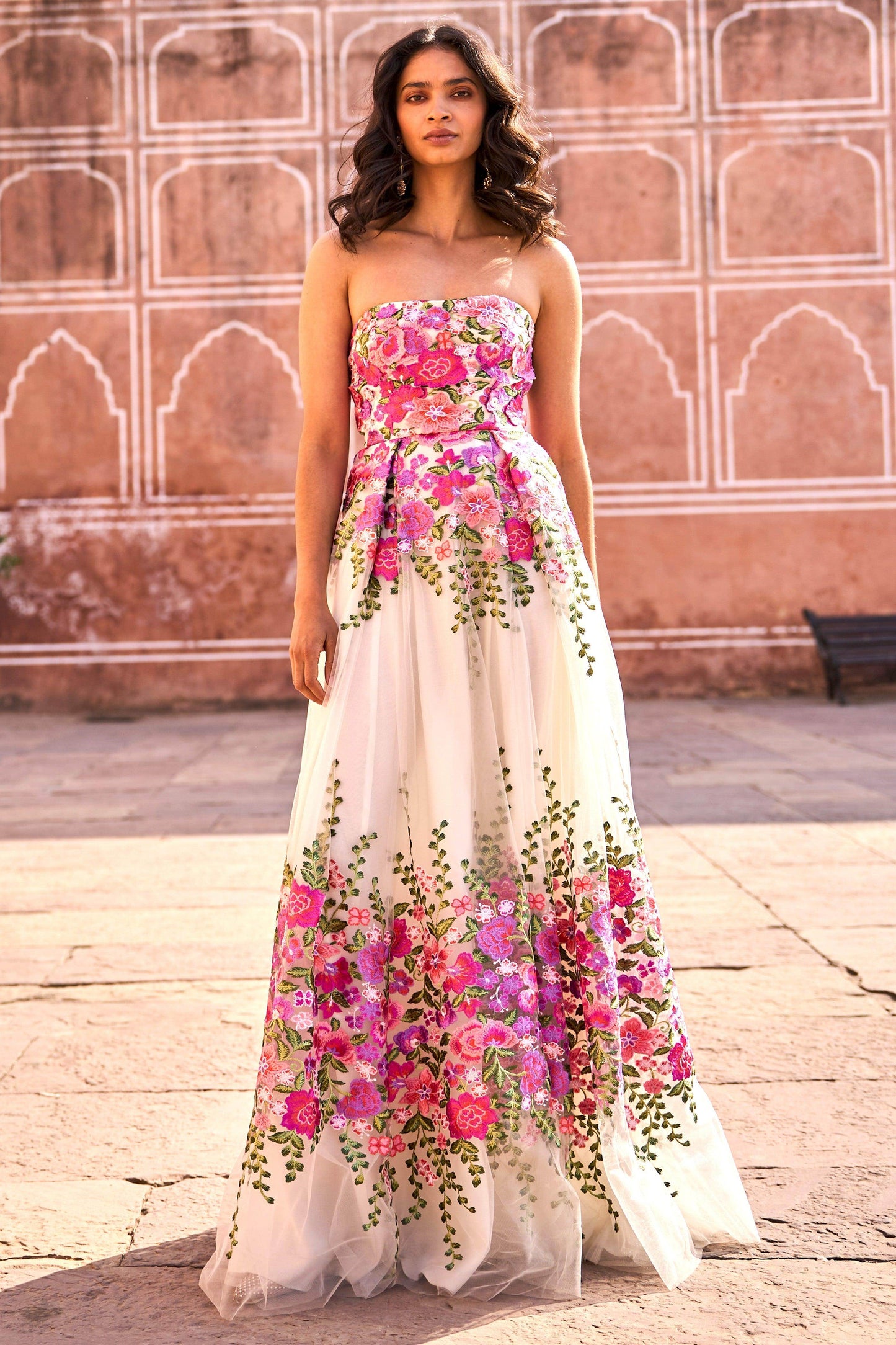 3D FLORAL GOWN - dash and dot