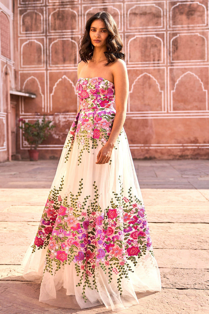 3D FLORAL GOWN - dash and dot dash and dot