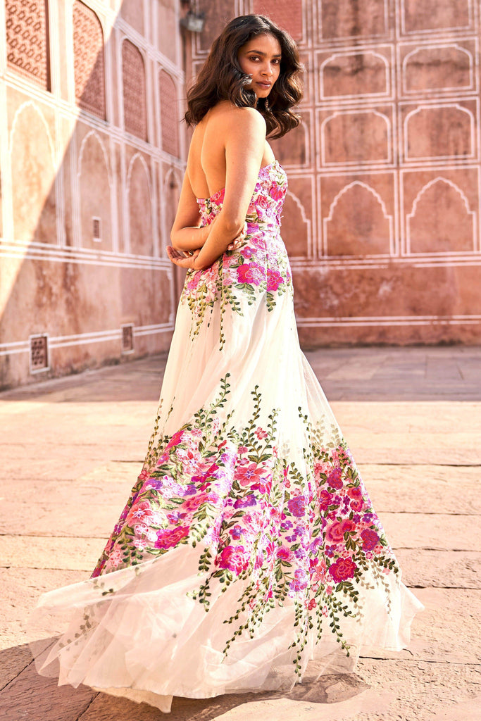 3D FLORAL GOWN - dash and dot dash and dot