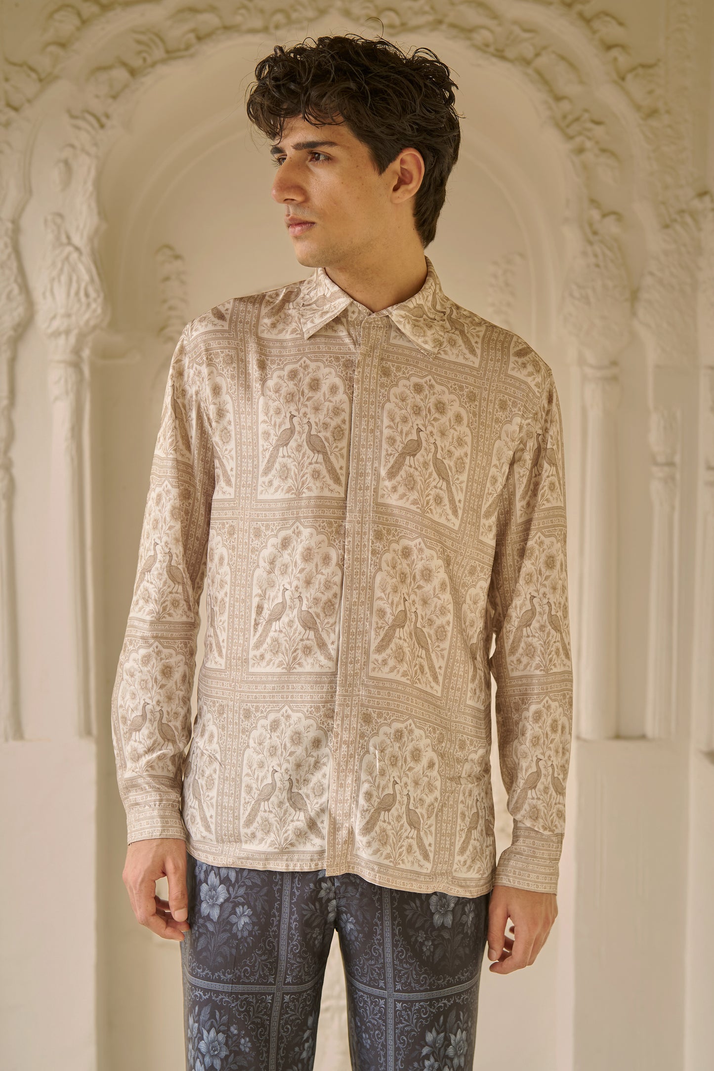MUGHAL PRINT SHIRT SET