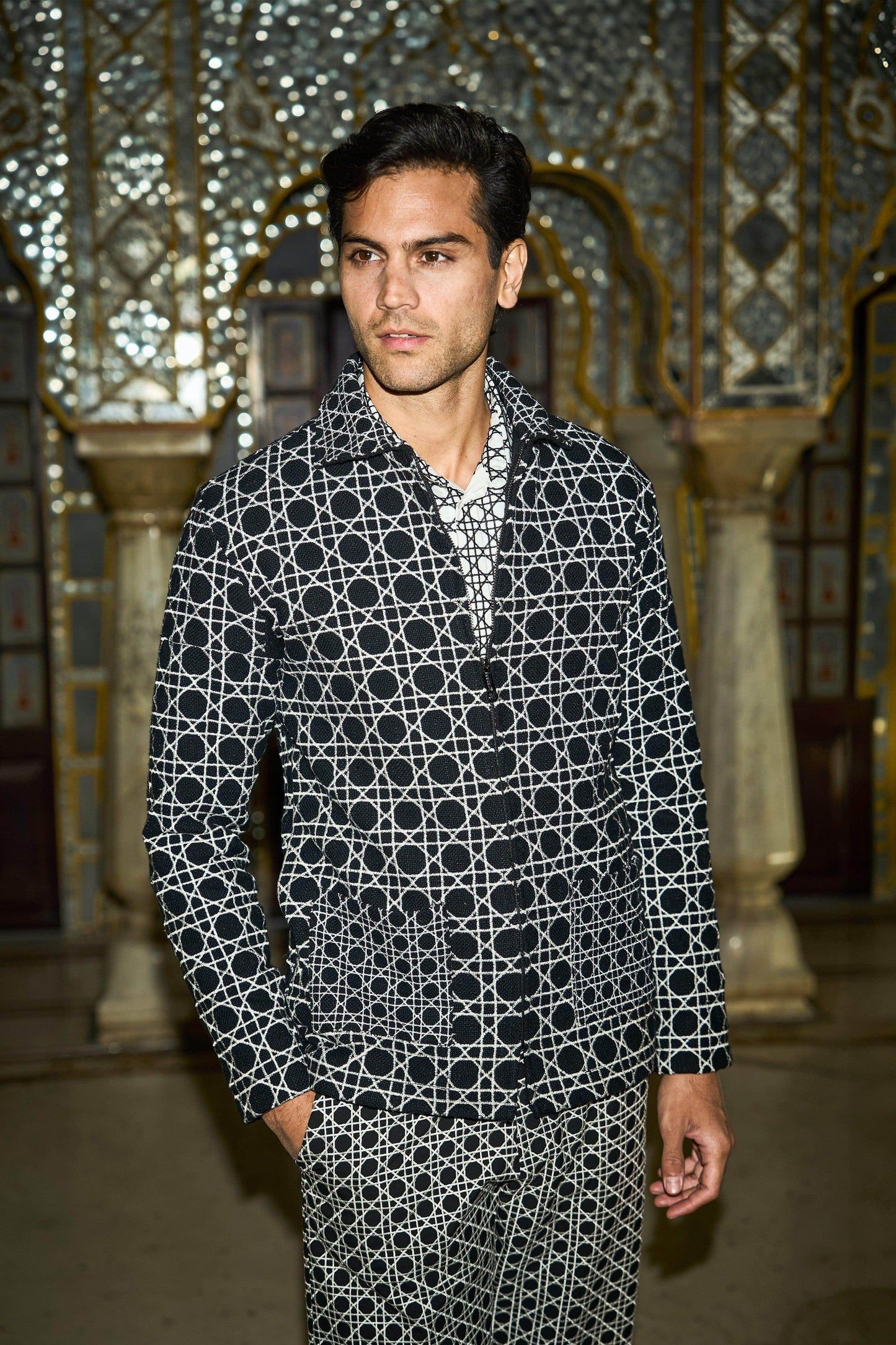 RATTAN STITCH JACKET - dash and dot