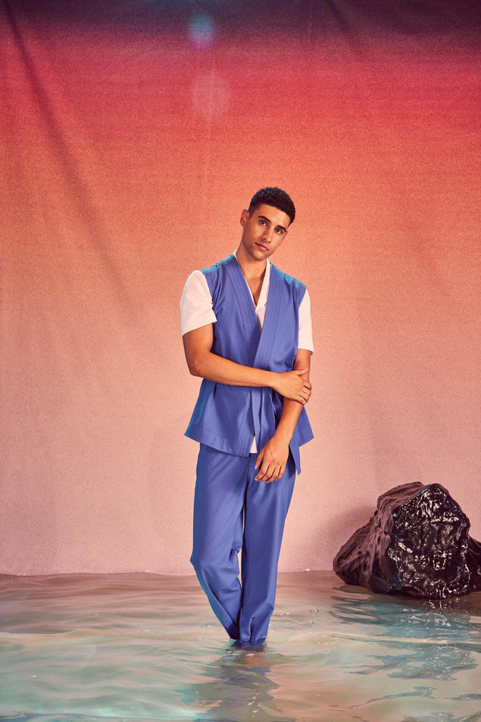 SLEEVELESS WRAP SUIT - dash and dot dash and dot