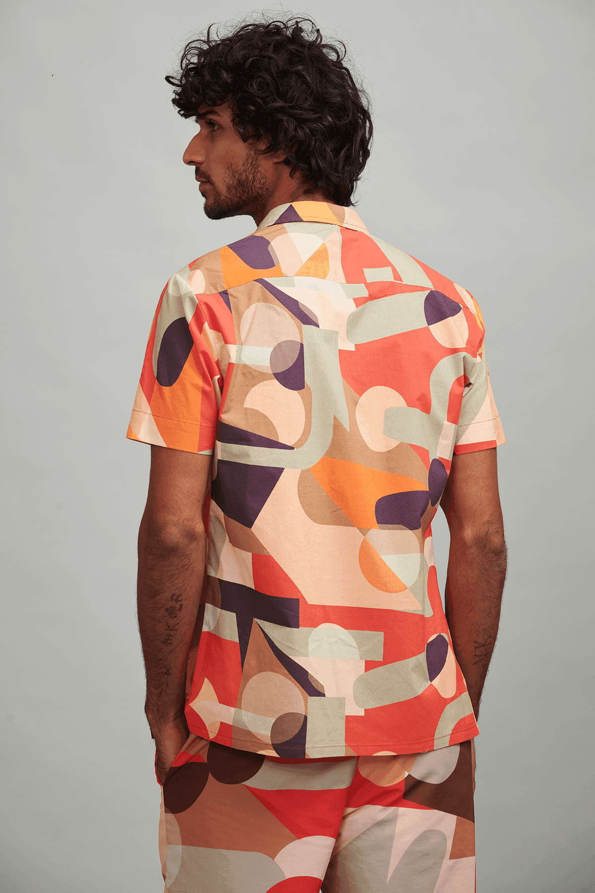 ABSTRACT PRINT SWIM SET - dash and dot