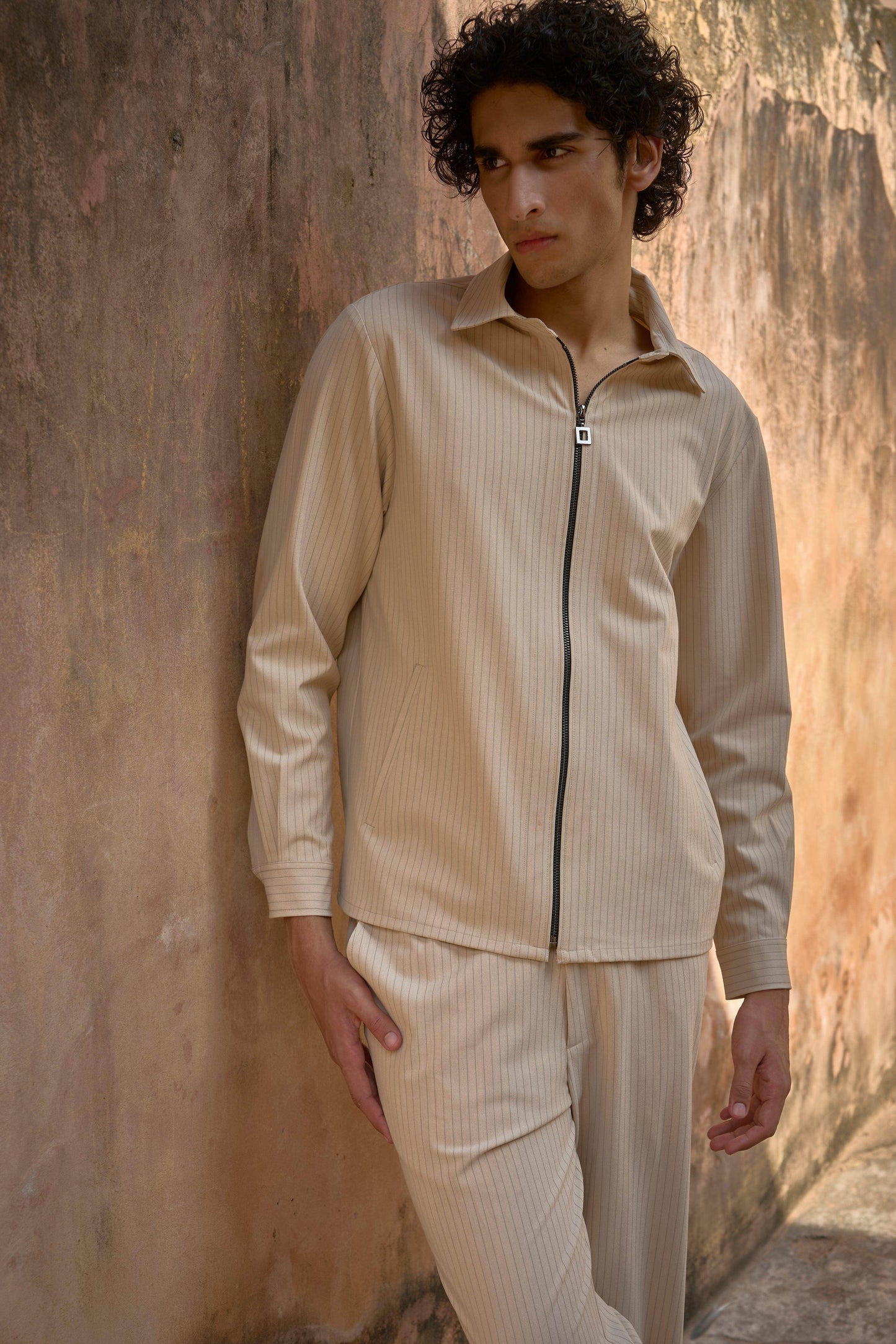 PINSTRIPE SHIRT AND PANT - dash and dot