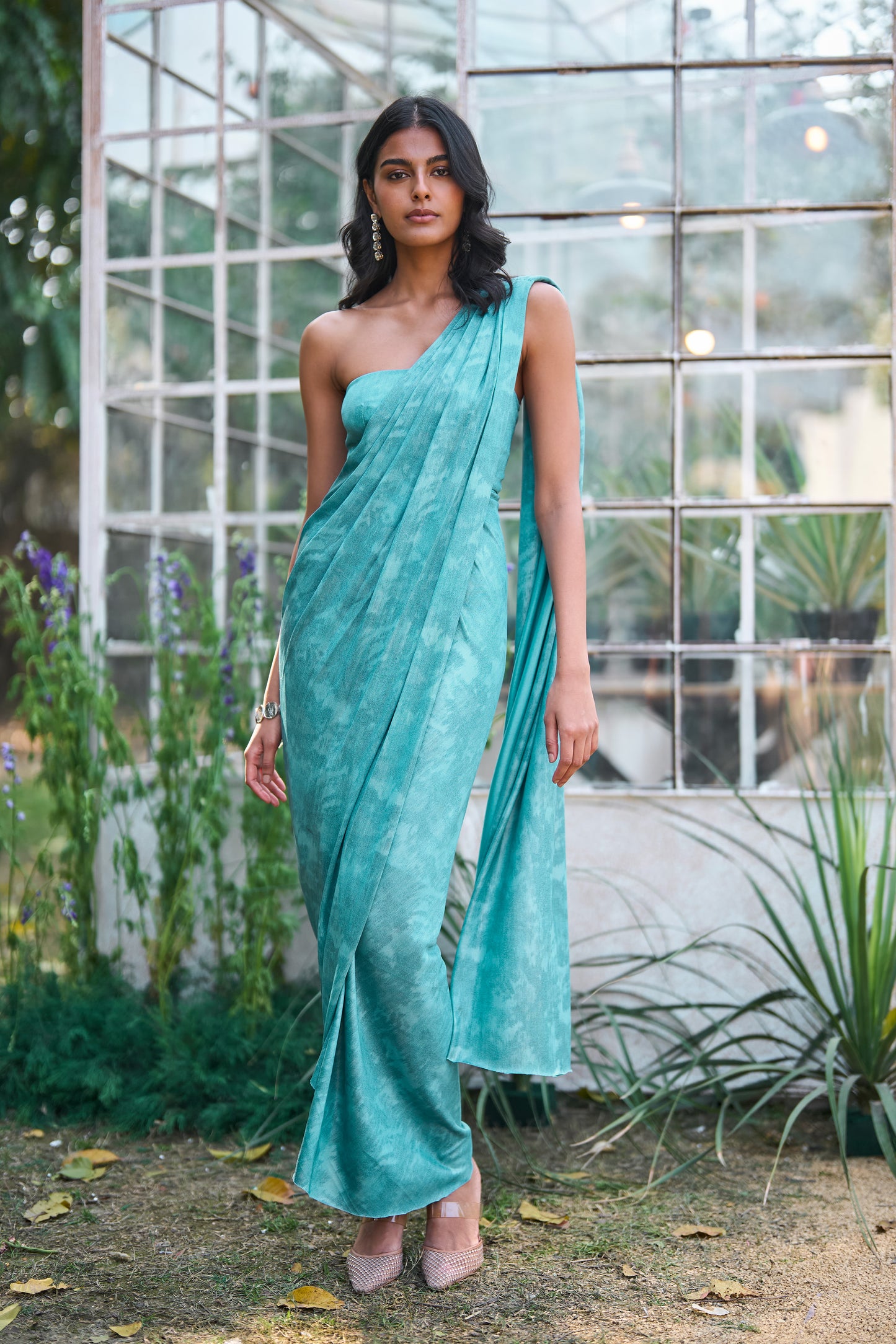 SARI DRAPE GOWN