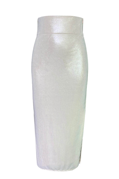 IVORY MIDI SKIRT - dash and dot