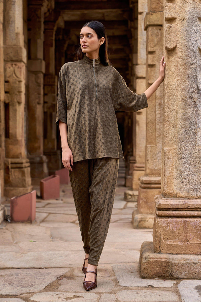 TEXTURED KNIT SUEDED SET - dash and dot dash and dot