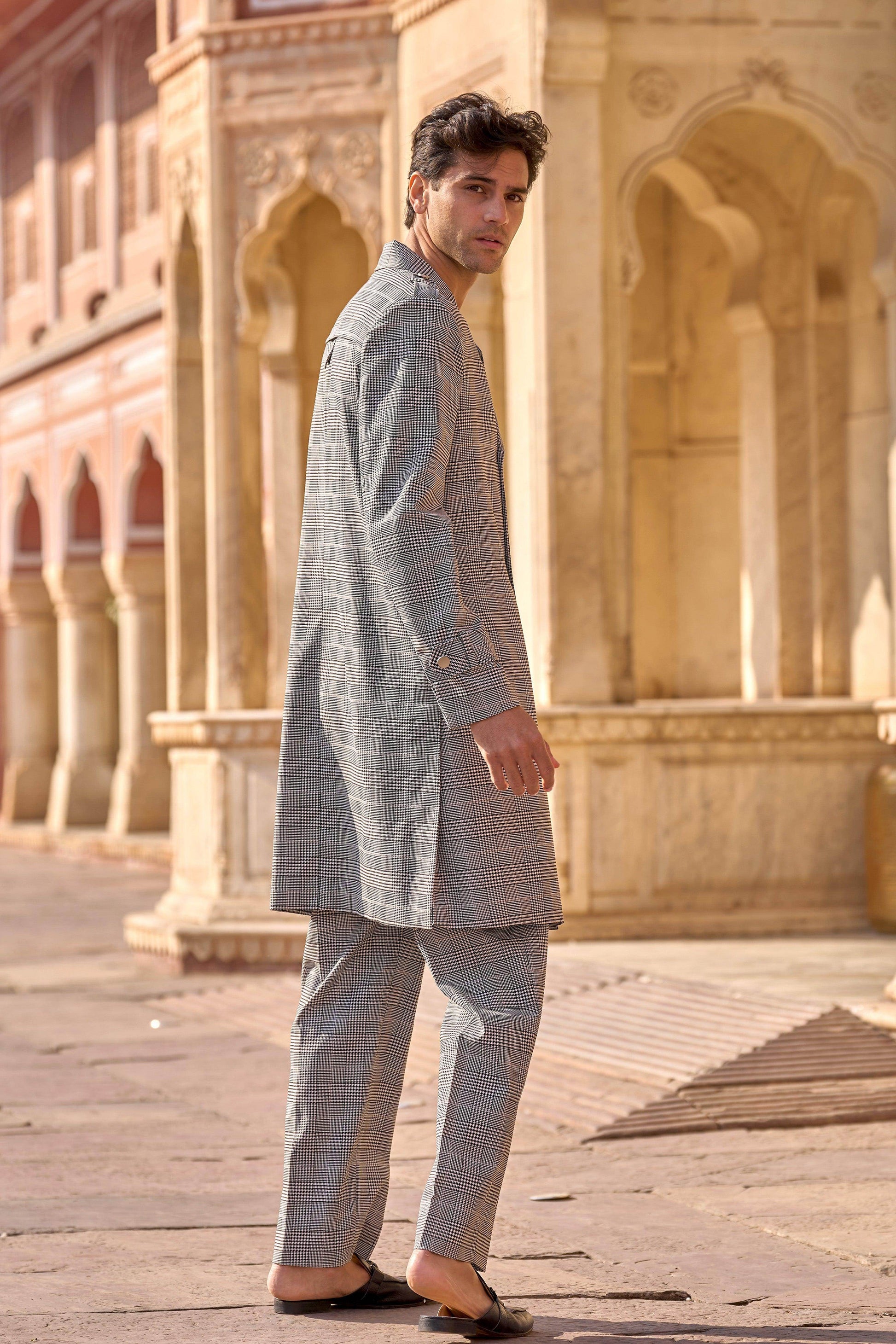 LONGLINE TRENCH SHIRT - dash and dot