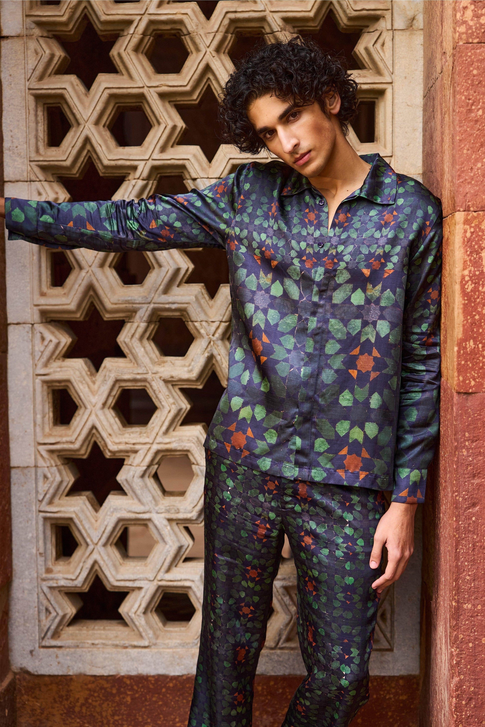 MOSAIC PRINT SET - dash and dot