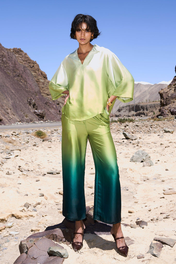 OMBRÉ SATIN PANT - dash and dot dash and dot