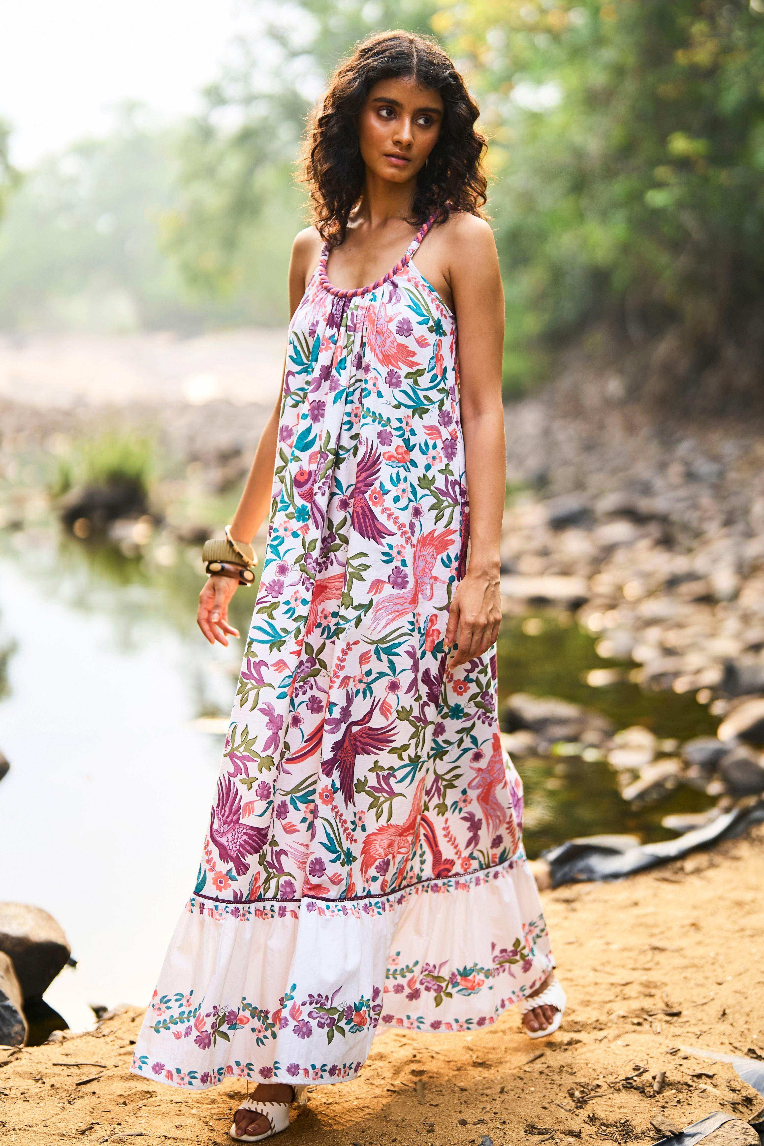 Dash and Dot - PRINTED PASTEL MAXI
