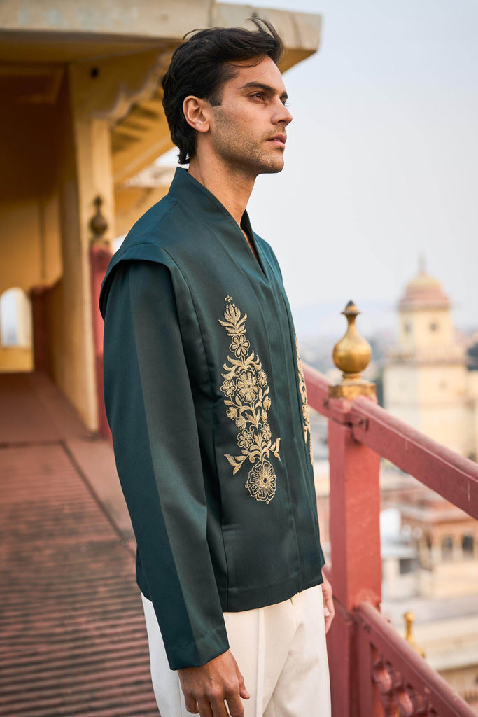 STRUCTURED EMBROIDERED SHIRT - dash and dot dash and dot