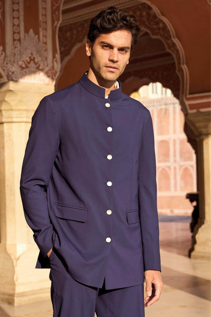 DRAPED PANEL SUIT - dash and dot dash and dot