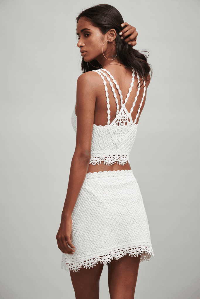 CROCHET CROP TOP - dash and dot dash and dot