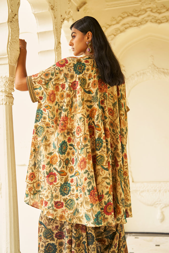 DORI EMBROIDERED PRINTED TOP dash and dot