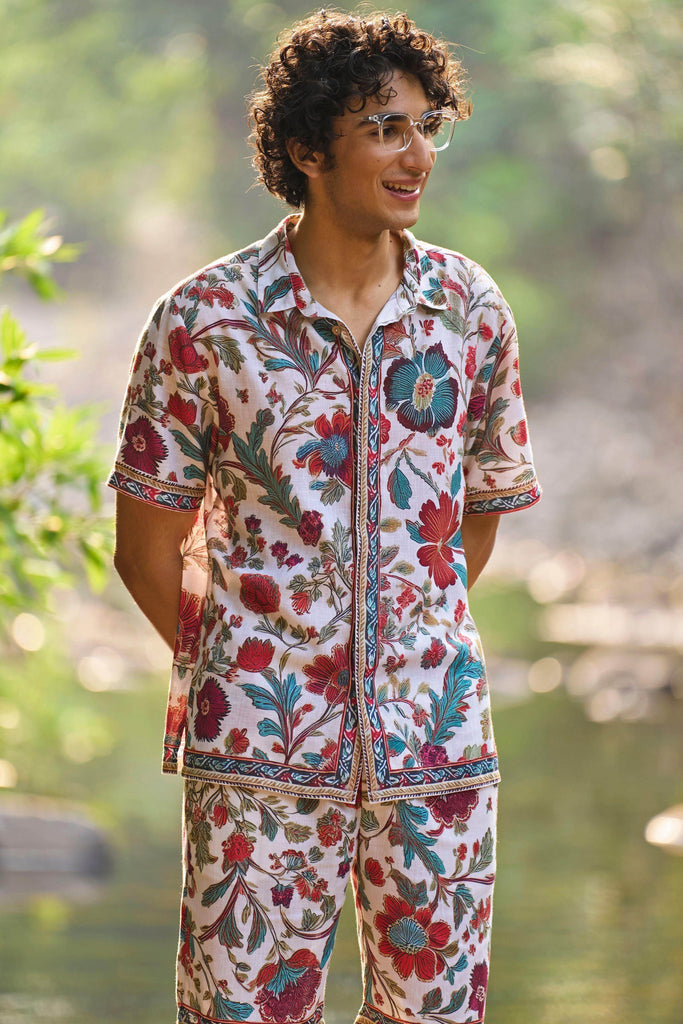 SUMMER BORDER SHORTS SET - dash and dot dash and dot