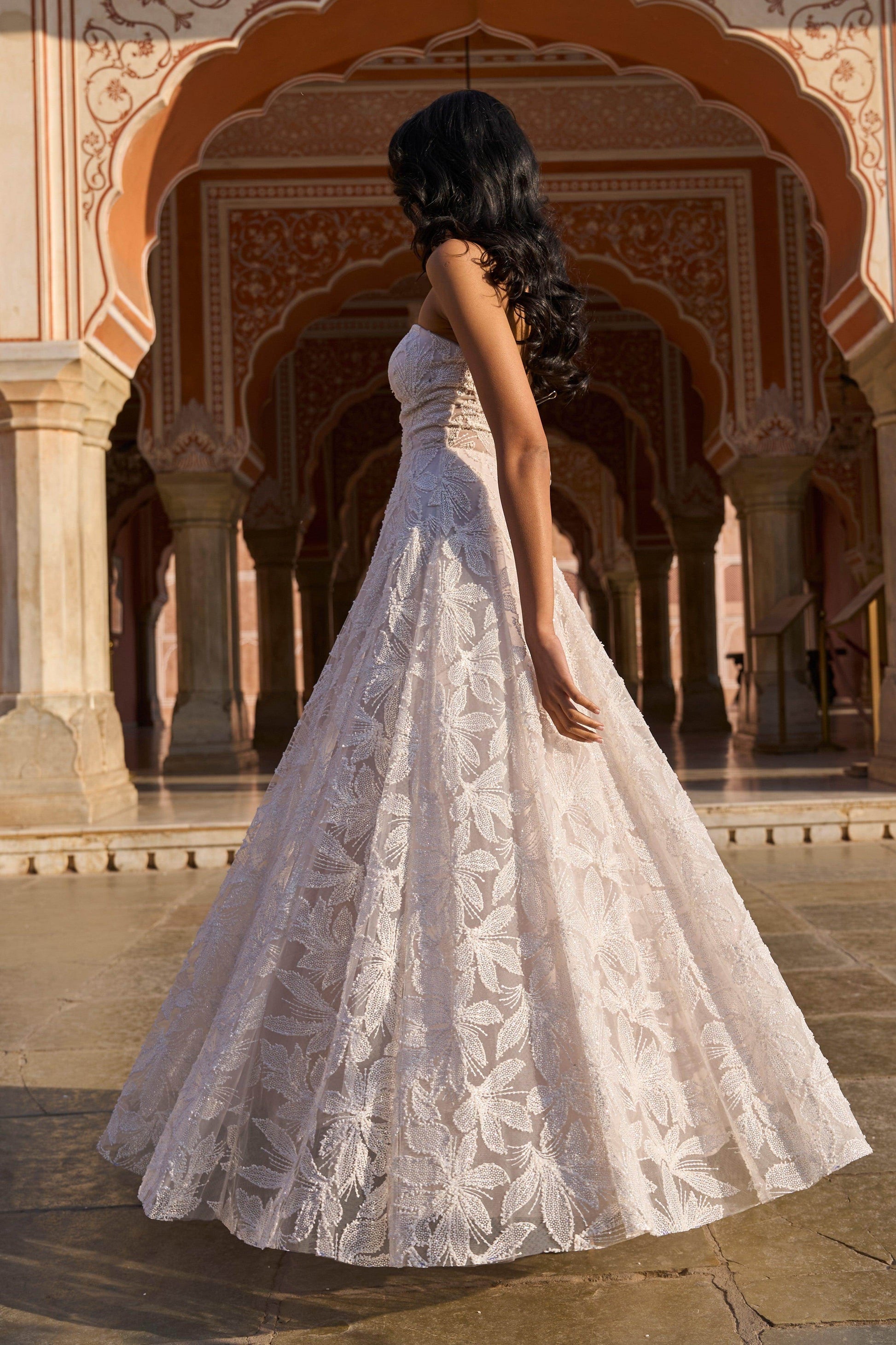 PEARL AND BEAD GOWN - dash and dot