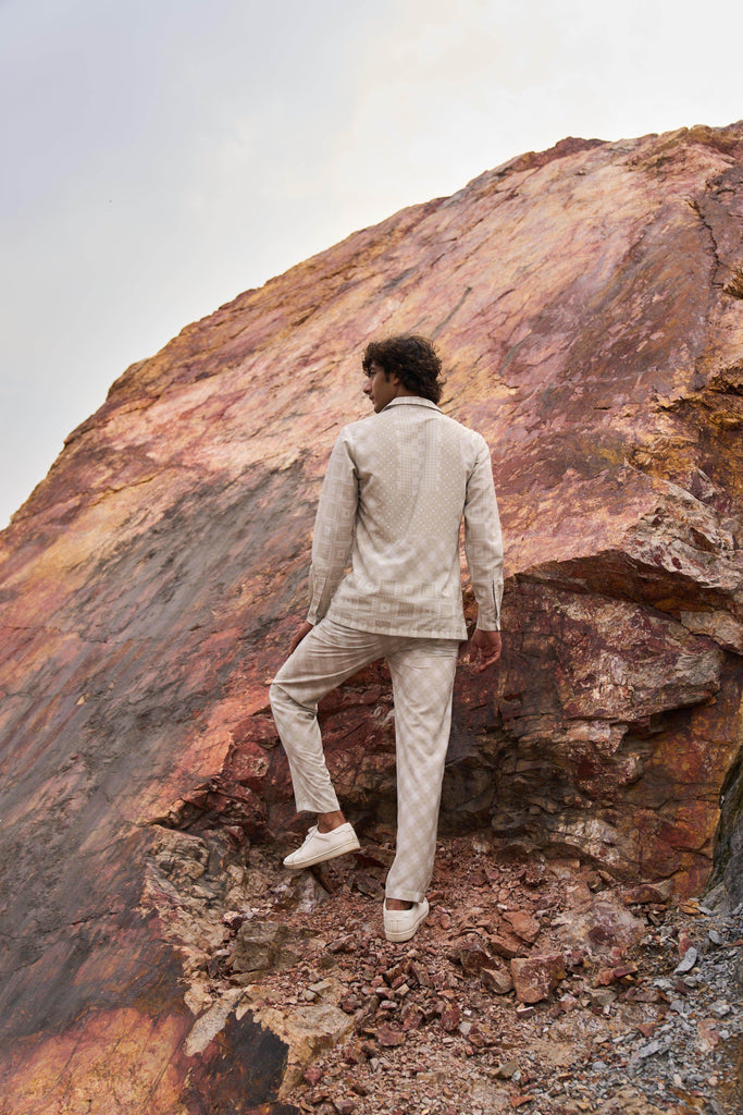 TILE PRINT SET - dash and dot dash and dot