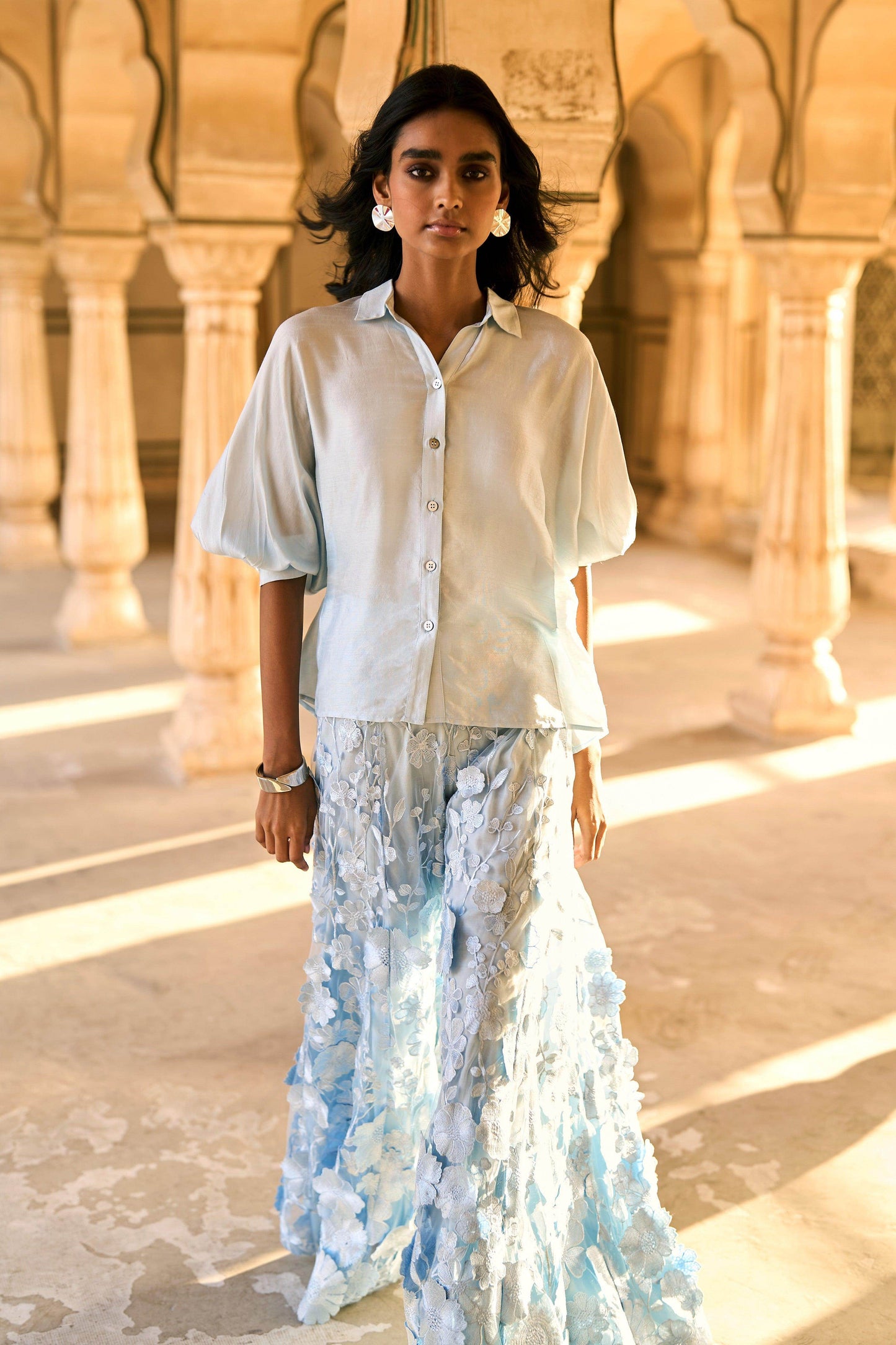 SHIRT AND LACE PANT SET - dash and dot