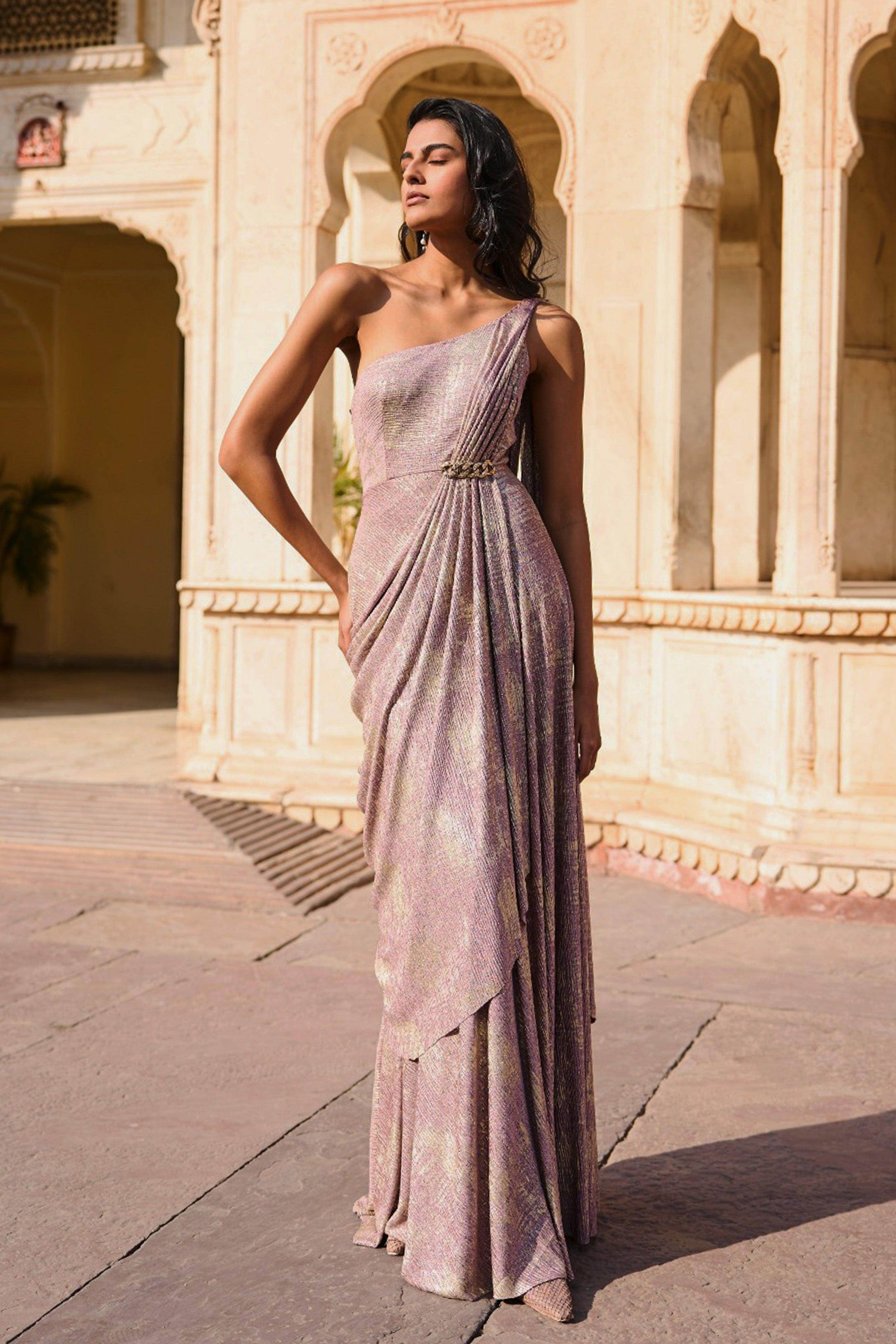 SARI DRAPE GOWN - dash and dot