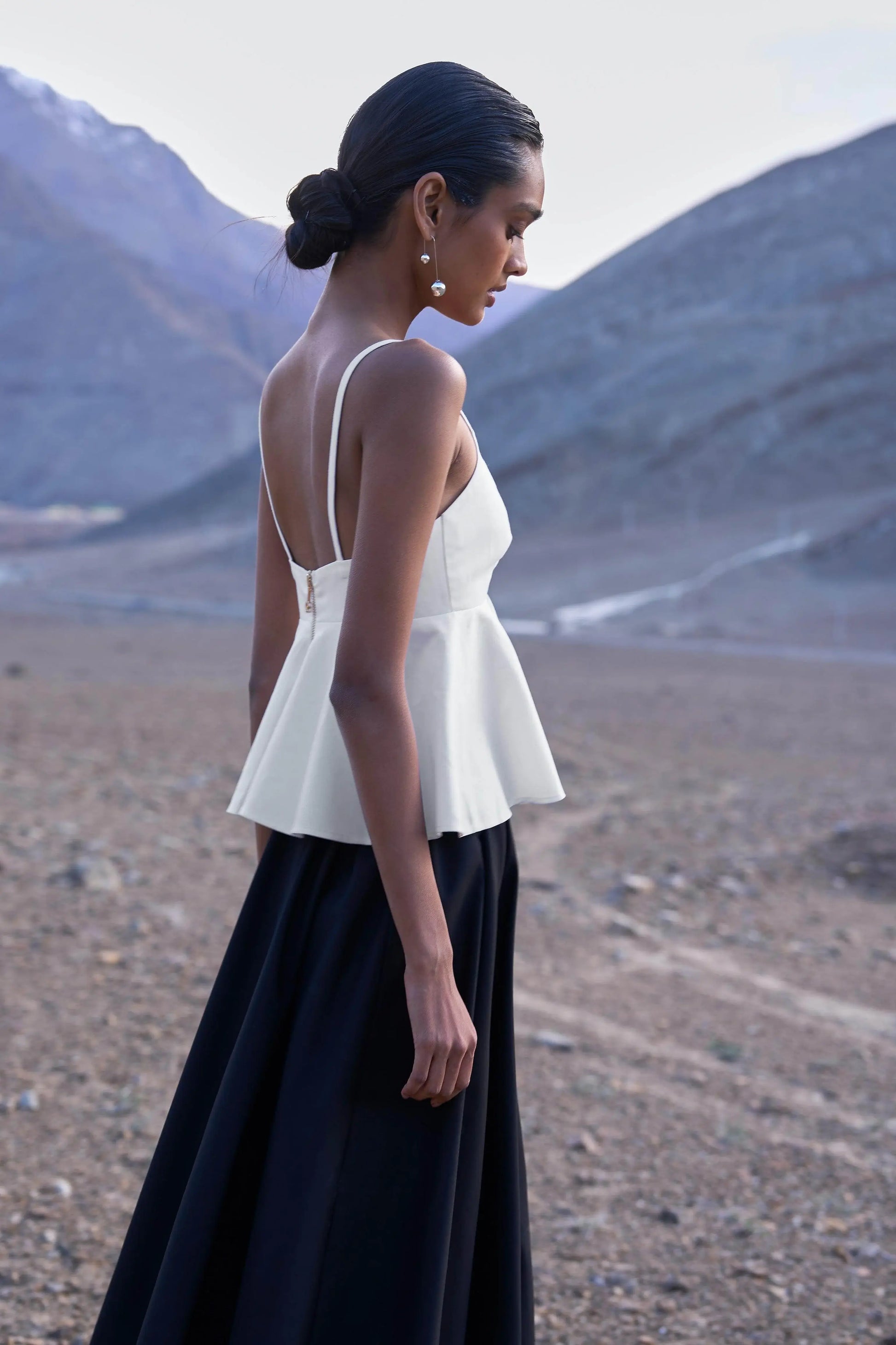 FLARED PEPLUM TOP - dash and dot