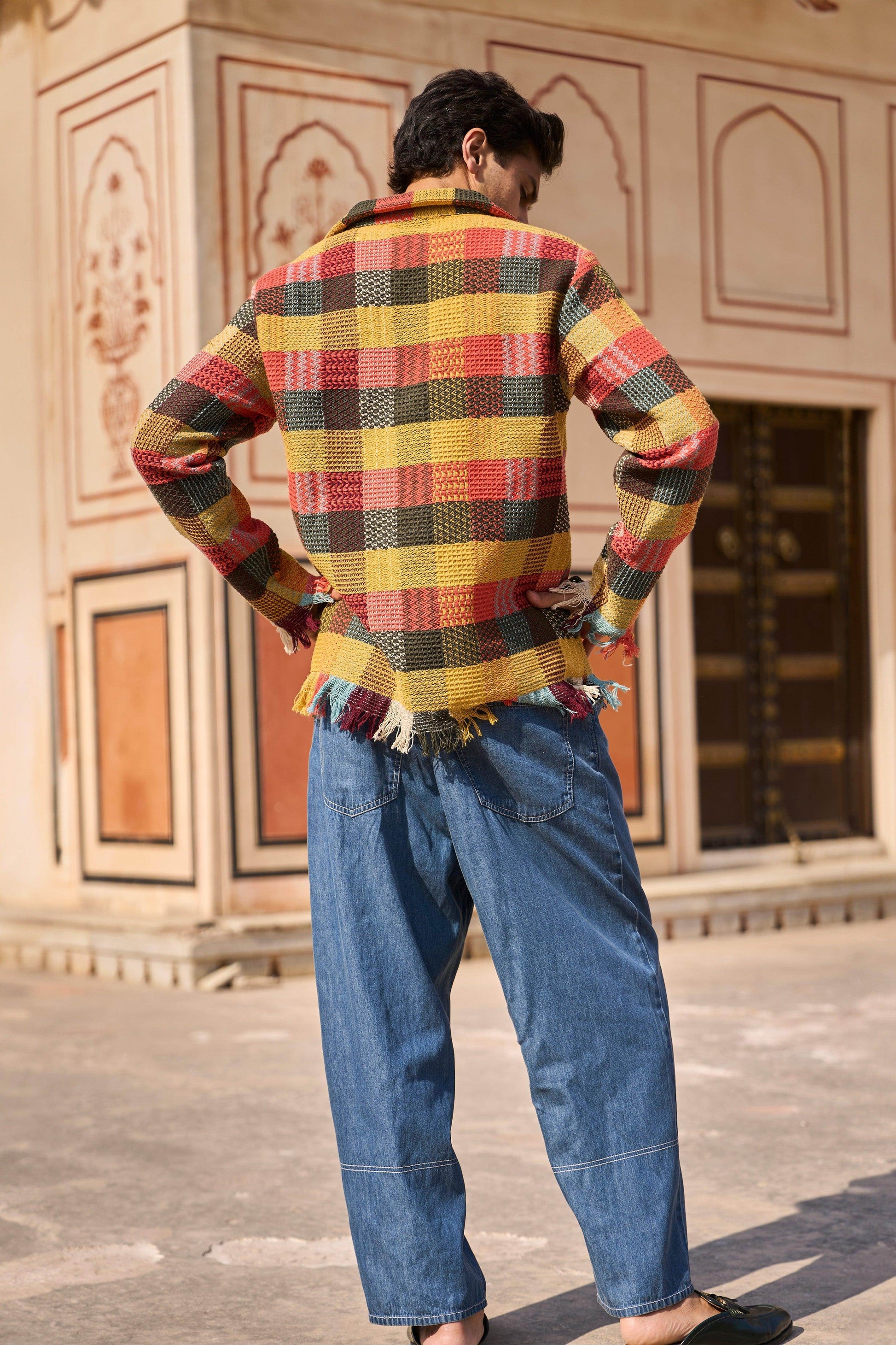 CHECK POPOVER SHIRT - dash and dot