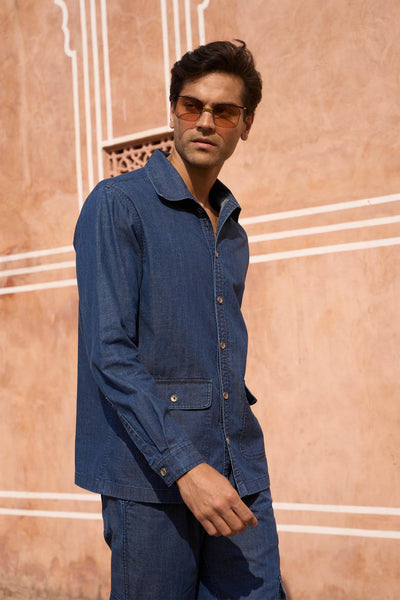 DENIM SHIRT - dash and dot