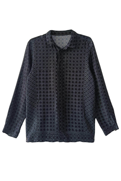 RATTAN PRINTED SHIRT - dash and dot