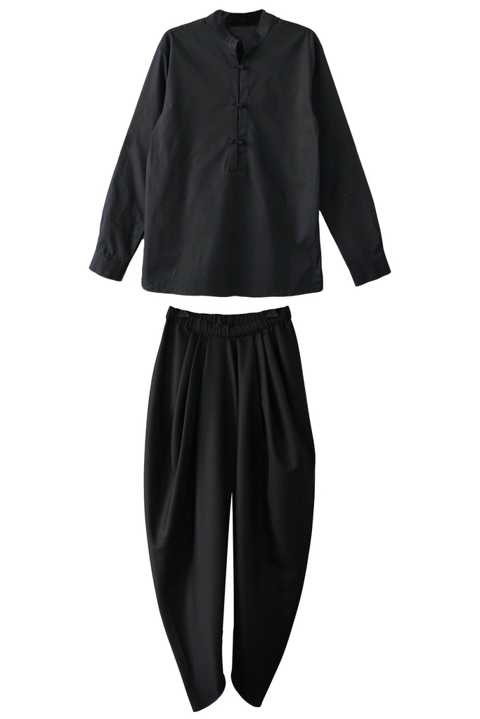 KNOT SHIRT AND COWL PANT SET - dash and dot dash and dot
