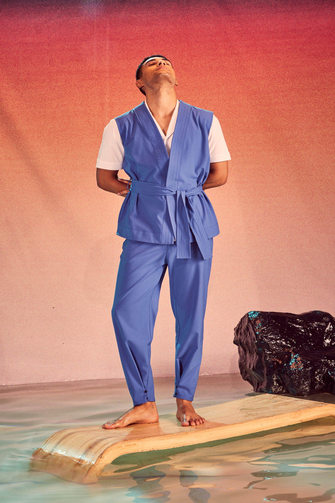 SLEEVELESS WRAP SUIT - dash and dot dash and dot