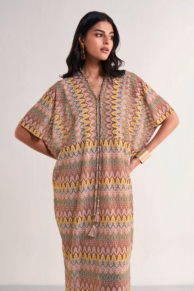 MULTICOLOUR CROCHET KNIT MAXI dash and dot