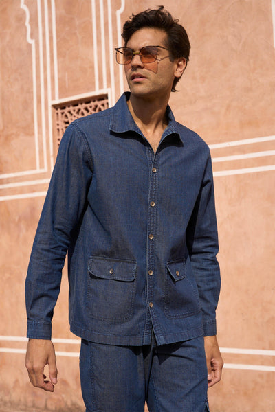 DENIM SHIRT - dash and dot