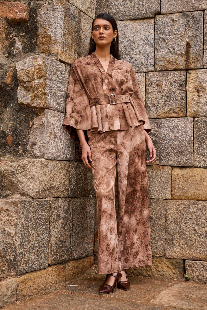 JACQUARD STRAIGHT PANT - dash and dot dash and dot