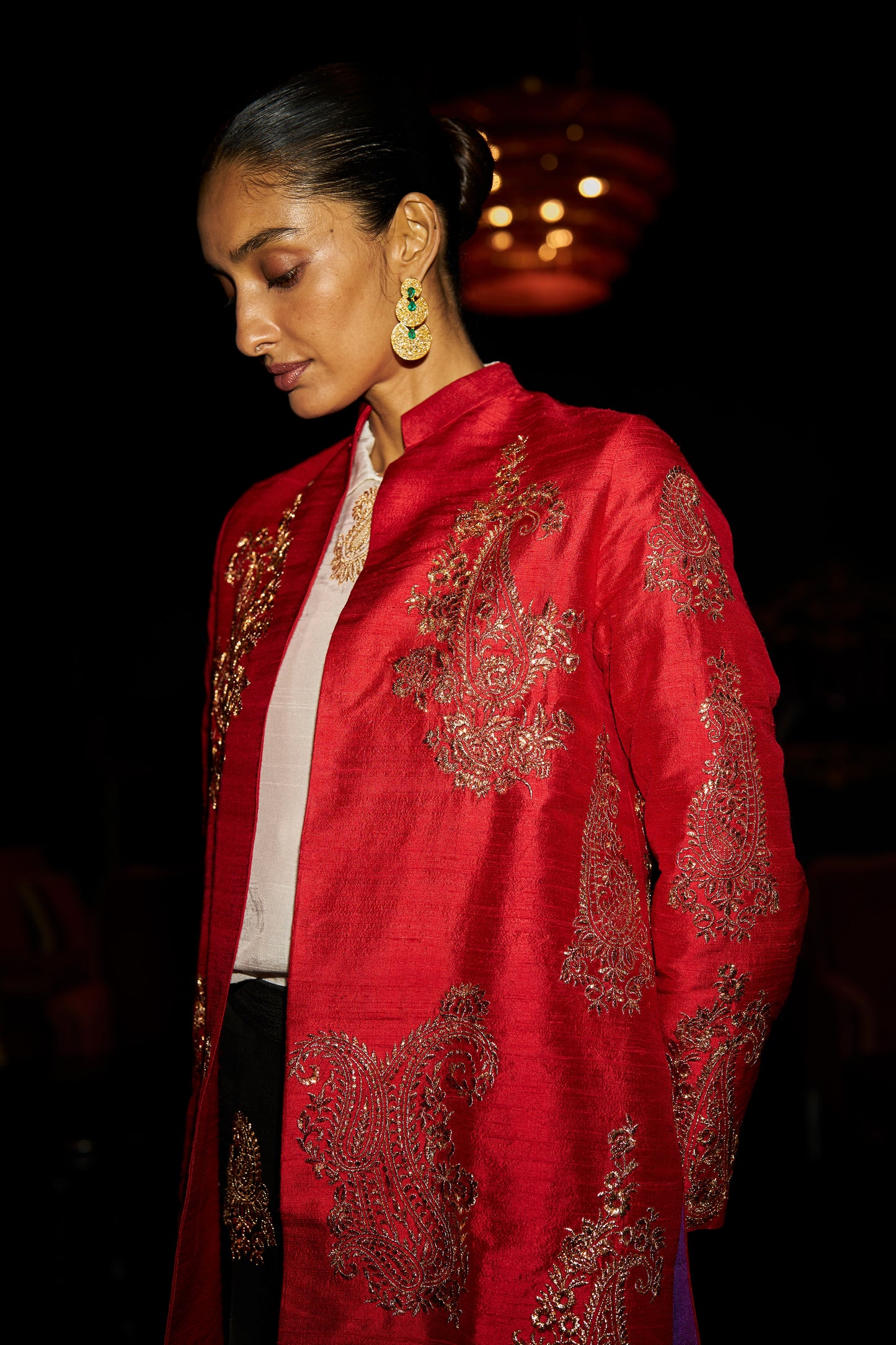 EMBROIDERED PAISLEY JACKET