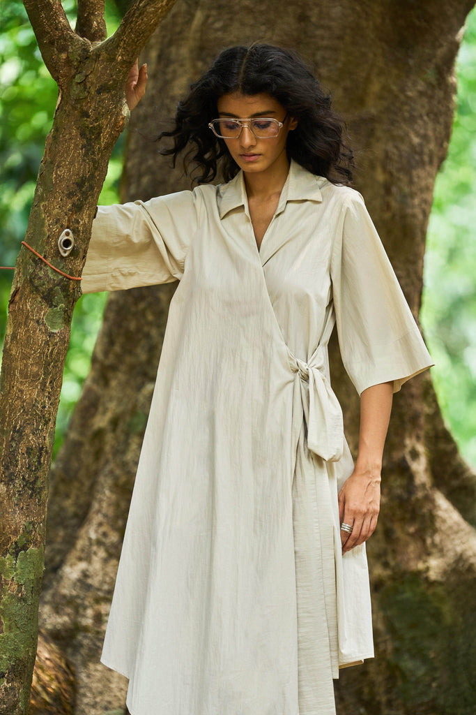 HIGH/LOW SHIRT DRESS - dash and dot dash and dot