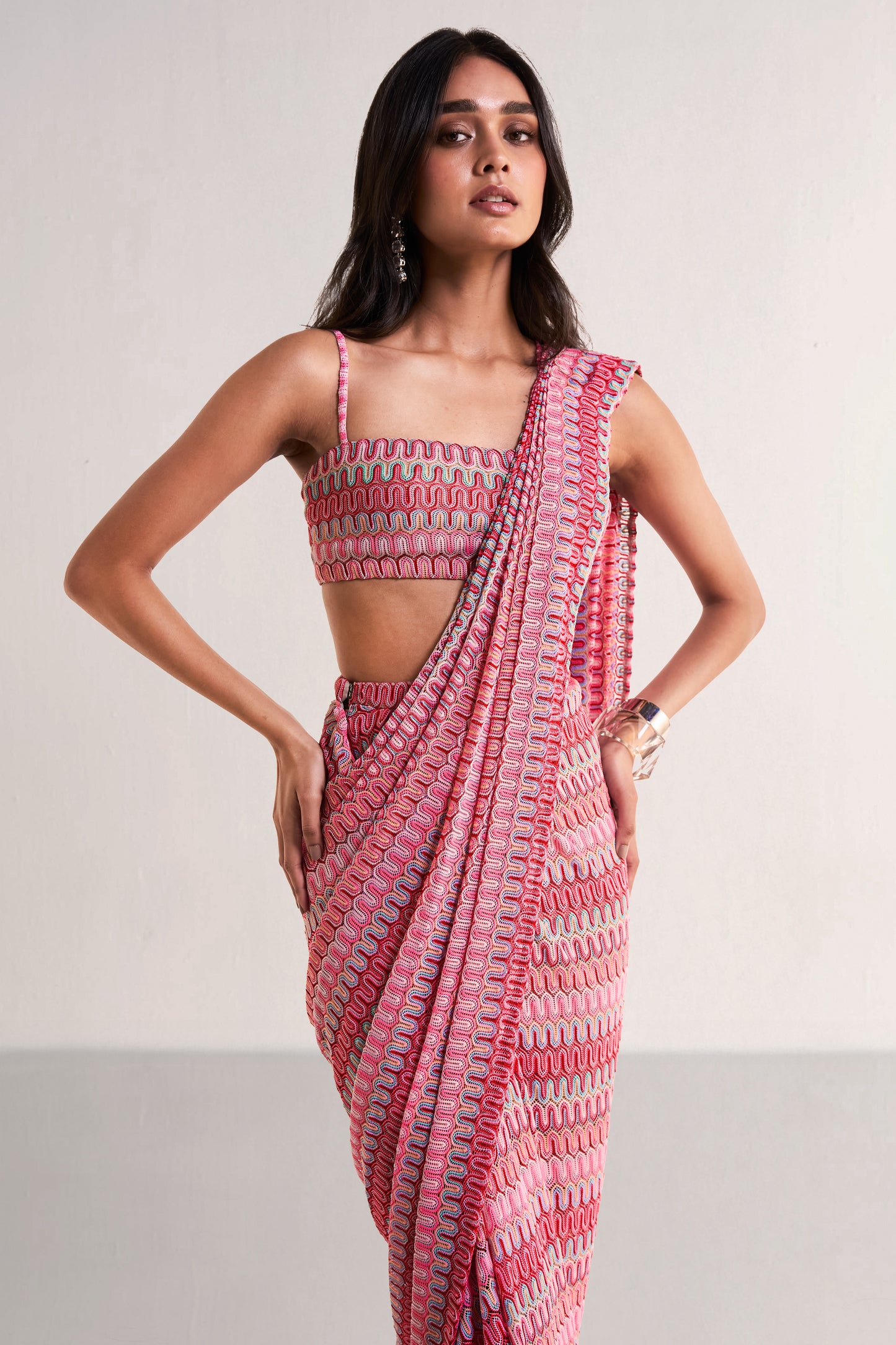 CROCHET KNIT BANDEAU BRALETTE